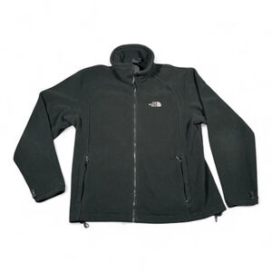 North Face Jacket Adult LARGE Black Khumbu Fleece Full Zip Outdoor Gorpcore Y2K